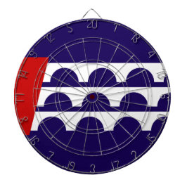 Vlag van Des Moines (Iowa City) Dartbord