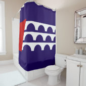 Vlag van Des Moines (Iowa City) Douchegordijn (In situ)