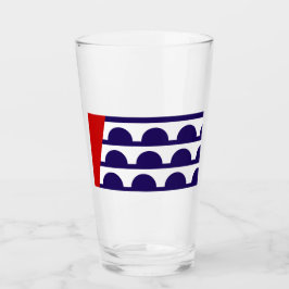 Vlag van Des Moines (Iowa City) Glas