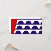 Vlag van Des Moines (Iowa City) Kaart (Voorkant / Achterkant in situ)