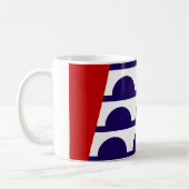 Vlag van Des Moines (Iowa City) Koffiemok (Links)