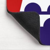 Vlag van Des Moines (Iowa City) Muismat (Hoek)