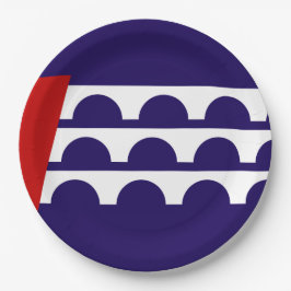 Vlag van Des Moines (Iowa City) Papieren Bordje
