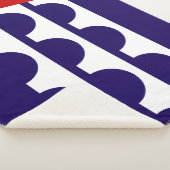 Vlag van Des Moines (Iowa City) Sherpa Deken (3/4)