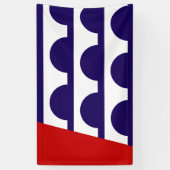 Vlag van Des Moines (Iowa City) Spandoek (Verticaal)