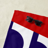 Vlag van Des Moines (Iowa City) Strandlaken (In situ)