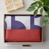 Vlag van Des Moines (Iowa City) Tissuepapier (Geschenk)