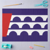 Vlag van Des Moines (Iowa City) Tissuepapier (Craft)