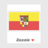 Vlag van Dessau-Roßlau, Duitsland Sticker (Vel)