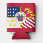 Vlag van Detroit, Koelbox van Michigan Blikjeskoeler (Voorkant)