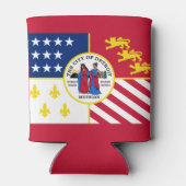 Vlag van Detroit, Koelbox van Michigan Blikjeskoeler (Achterkant)