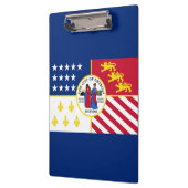 Vlag van Detroit, Michigan Clipboard Klembord (Links)