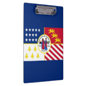Vlag van Detroit, Michigan Clipboard Klembord (Rechts)