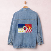 Vlag van Detroit, Michigan Denim Jacket (Hangar)