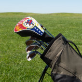 Vlag van Detroit, Michigan Golfheadcover (Insitu)