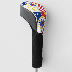 Vlag van Detroit, Michigan Golfheadcover