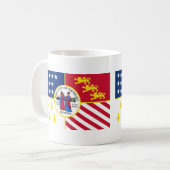 Vlag van Detroit, Michigan Koffiemok (Voorkant links)