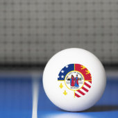 Vlag van Detroit, Michigan Ping-Pong Ball (Net)