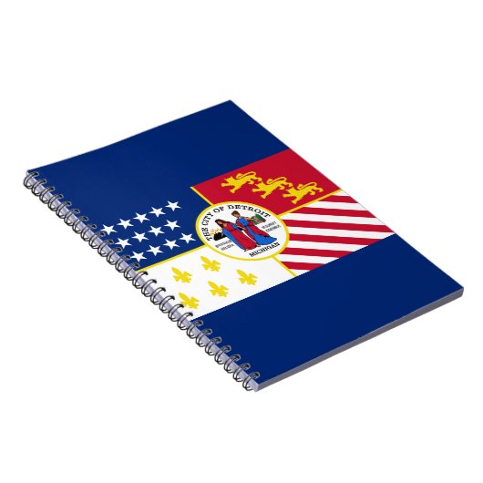 Vlag van Detroit, Notitieboek Michigan (Rechterzijde)