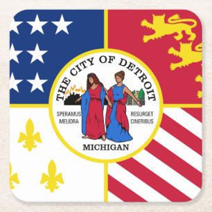 Vlag van Detroit, Onderzetter van Michigan Square 