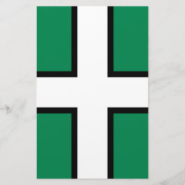 Vlag van Devon (Groot-Brittannië) Briefpapier