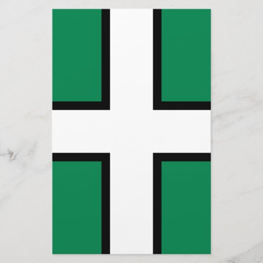 Vlag van Devon (Groot-Brittannië) Briefpapier (Voorkant)