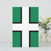 Vlag van Devon (Groot-Brittannië) Briefpapier (Staand voorkant)