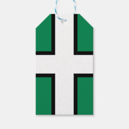 Vlag van Devon (Groot-Brittannië) Cadeaulabel