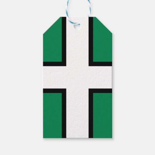 Vlag van Devon (Groot-Brittannië) Cadeaulabel (Voorkant)