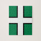 Vlag van Devon (Groot-Brittannië) Legpuzzel (Verticaal)