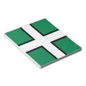 Vlag van Devon (Groot-Brittannië) Notitieblok (Schuin)