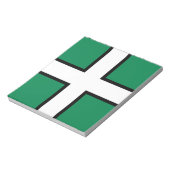 Vlag van Devon (Groot-Brittannië) Notitieblok (Linkerzijde)