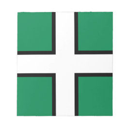 Vlag van Devon (Groot-Brittannië) Notitieblok
