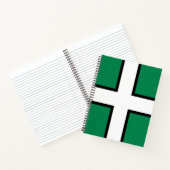 Vlag van Devon (Groot-Brittannië) Notitieboek (Binnen)
