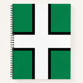 Vlag van Devon (Groot-Brittannië) Notitieboek