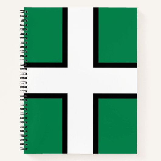 Vlag van Devon (Groot-Brittannië) Notitieboek (Voorkant)