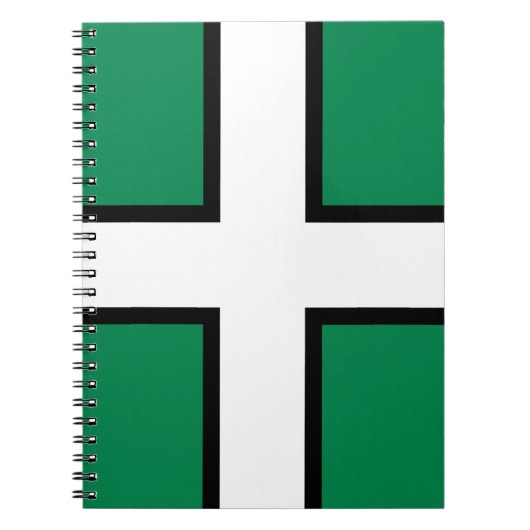Vlag van Devon (Groot-Brittannië) Notitieboek (Voorkant)