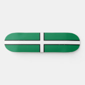 Vlag van Devon (Groot-Brittannië) Persoonlijk Skateboard (Horizontaal)