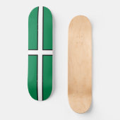 Vlag van Devon (Groot-Brittannië) Persoonlijk Skateboard (Voorkant)