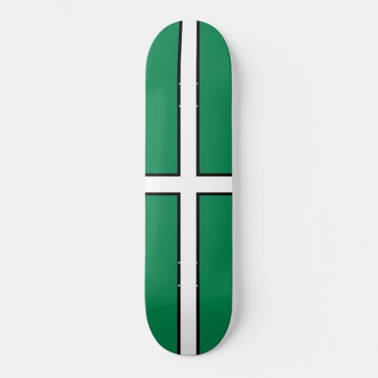 Vlag van Devon (Groot-Brittannië) Persoonlijk Skateboard (Voorkant)