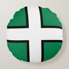 Vlag van Devon (Groot-Brittannië) Rond Kussen