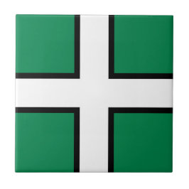 Vlag van Devon (Groot-Brittannië) Tegeltje
