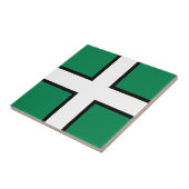 Vlag van Devon (Groot-Brittannië) Tegeltje (Zijkant)