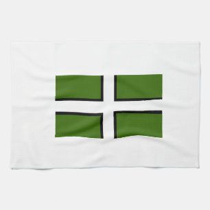 Vlag van Devon Theedoek