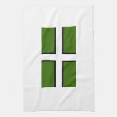 Vlag van Devon Theedoek (Verticaal)