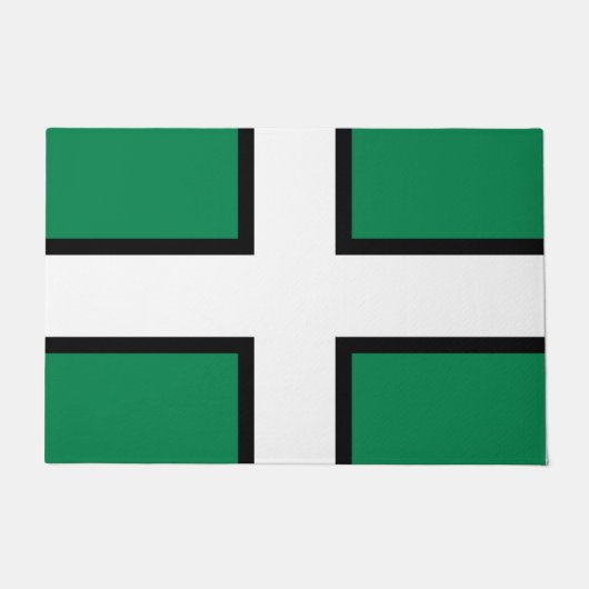 Vlag van Devon (VK) Deurmat (Voorkant)
