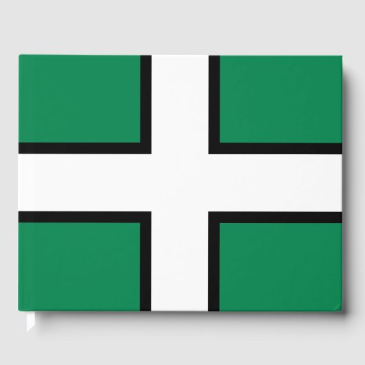 Vlag van Devon (VK) Gastenboek (Voorkant)