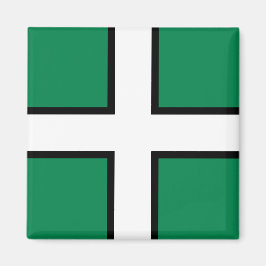 Vlag van Devon (VK) Magneet