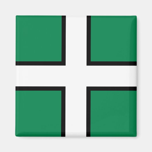 Vlag van Devon (VK) Magneet (Voorkant)