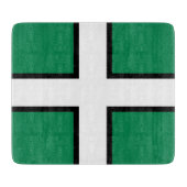 Vlag van Devon (VK) Snijplank (Voorkant)